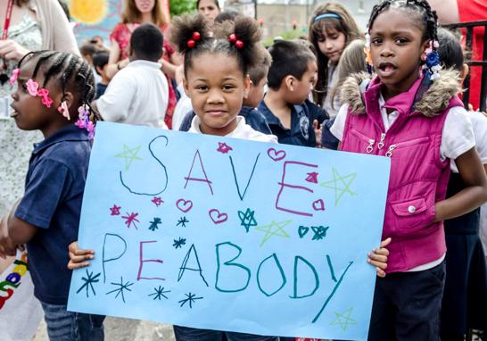 Students help kick off day three of Chicago's West Side march against school closures