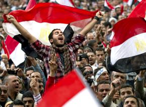 Millions of Egyptians celebrate as Hosni Mubarak is toppled