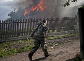 Fighting is intensifying in the eastern region of Ukraine